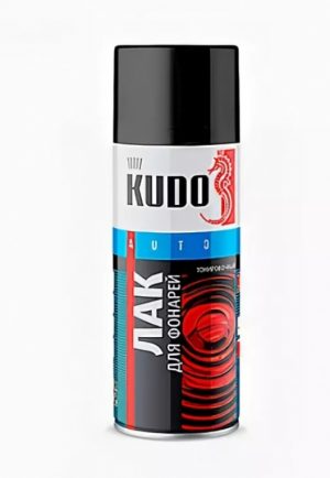 KUDO(Кудо) лак для тонировки фар черн, 210мл